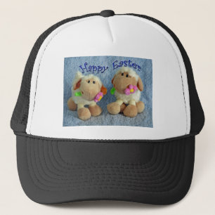 Happy Easter Lambs Trucker Hat