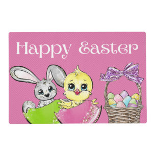 Happy Easter Laminated Placemat