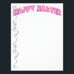 Happy Easter Letterhead<br><div class="desc">Cute Easter letterhead for your invitations, recipes, or anything else you can think of with this happy spring paper!</div>