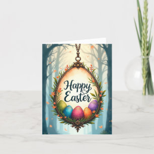 Happy Easter Letterpress Thank You Card