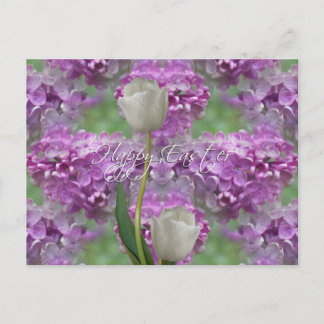 Happy Easter ~ Lilacs Holiday Postcard
