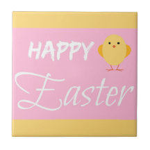 Happy Easter Little Chick Yellow