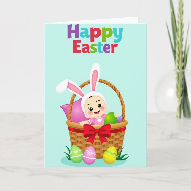 Happy Easter Little One Card (Front)