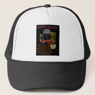 Happy Easter Love Faith and Hope Wishes Trucker Hat