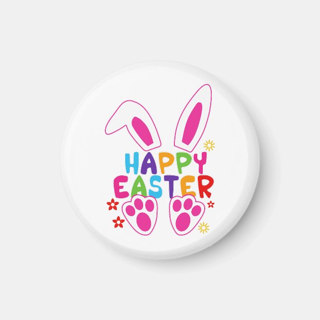 happy easter magnet (Front)