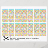 Happy Easter Mini Candy Chocolate Bar Wrappers DIY (Front)