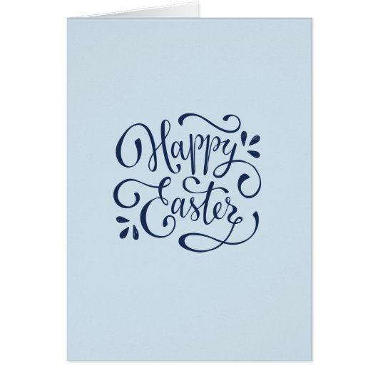 Happy easter modern calligraphy cards (Front)