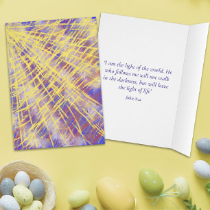 Happy Easter Modern Christian Art Bible Quote Cards