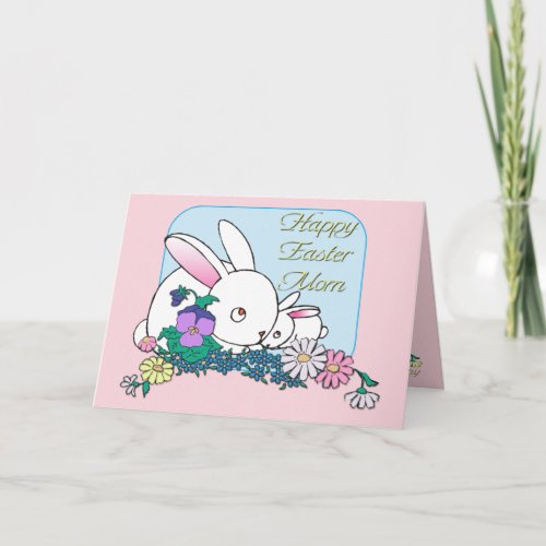 Happy Easter Mom Holiday Card