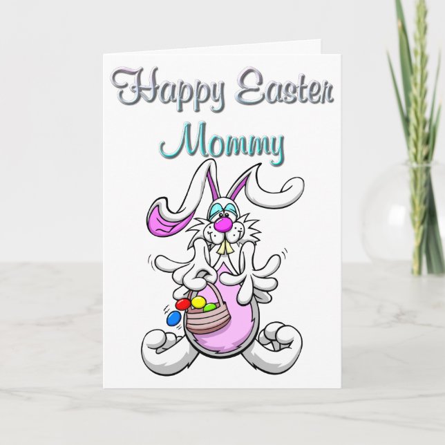 Happy Easter Mommy Greeting Card (Front)