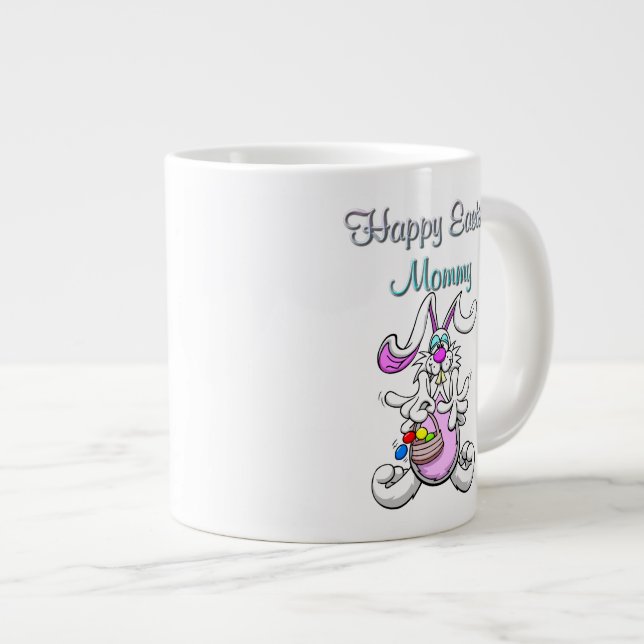 Happy Easter Mommy Jumbo Mug (Front Right)