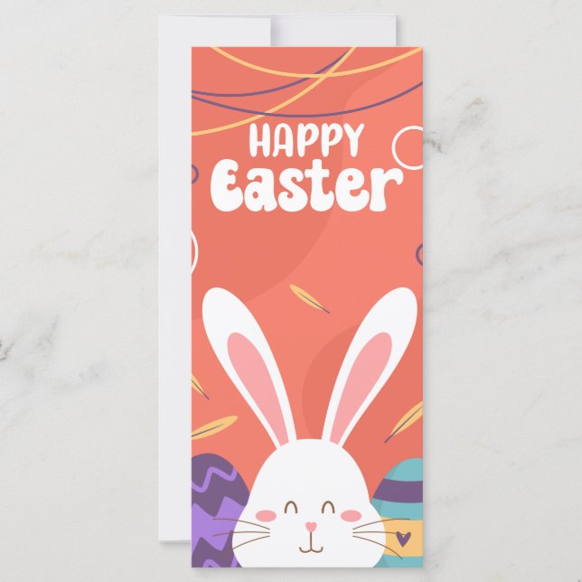 Happy Easter Money Holder Gift Card Chocolate Egg (Front)
