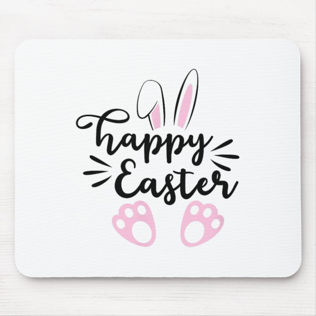 Happy Easter  Mouse Pad (Front)