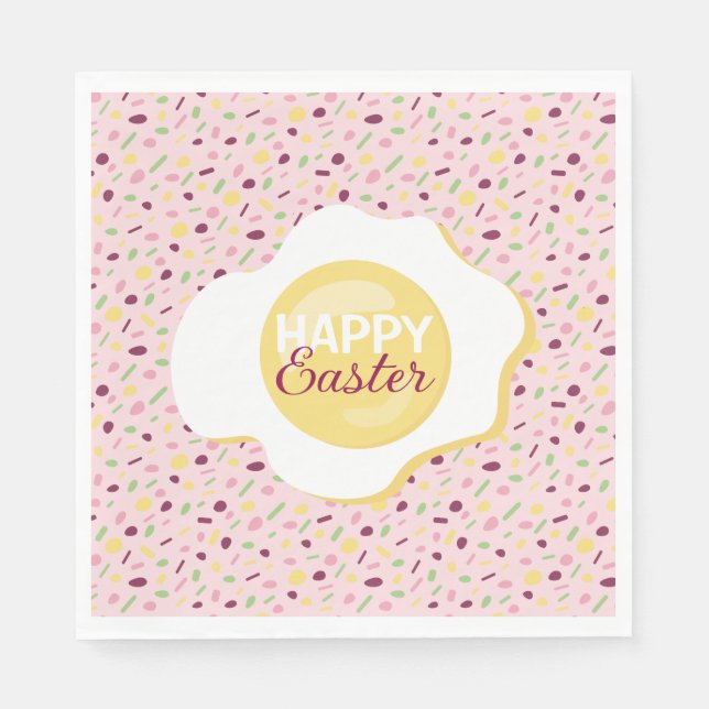 Happy Easter. Napkins (Front)