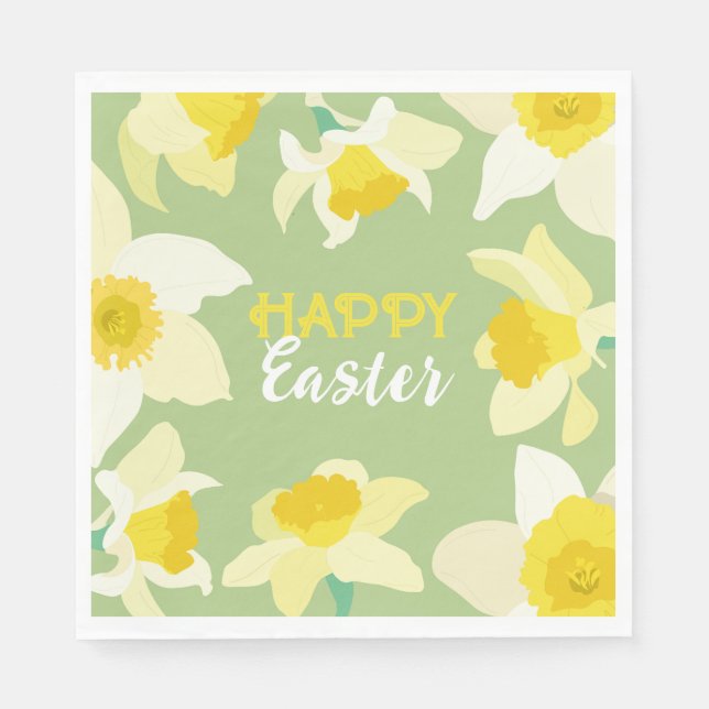 Happy Easter. Napkins (Front)
