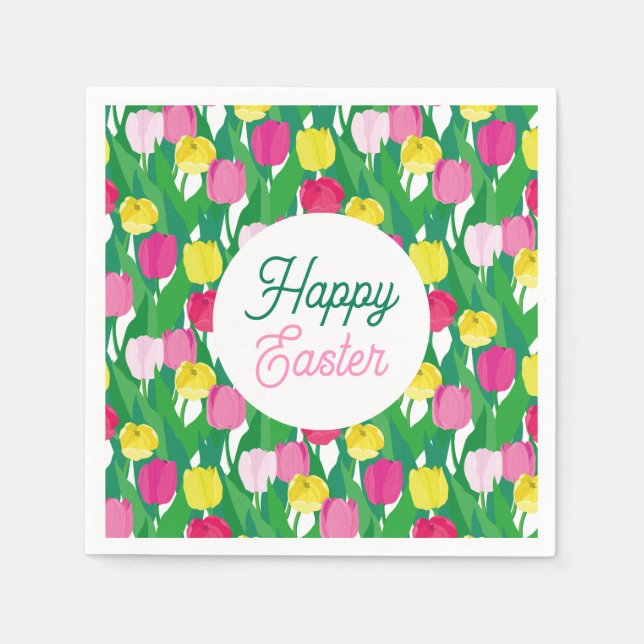 Happy Easter. Napkins (Front)