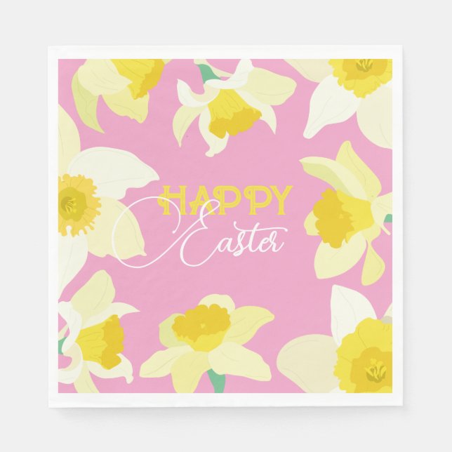 Happy Easter. Napkins (Front)
