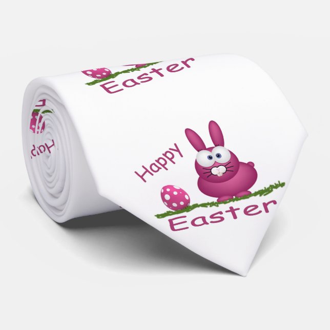 Happy Easter Neck Tie (Rolled)