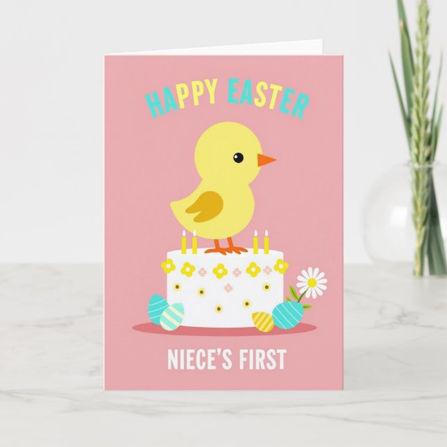 Happy Easter Nieces First Card (Front)