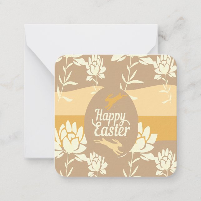 Happy Easter  Note Card (Front)