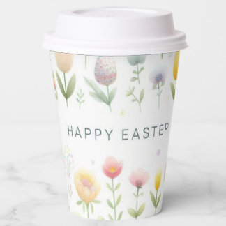 Happy Easter Paper Cups