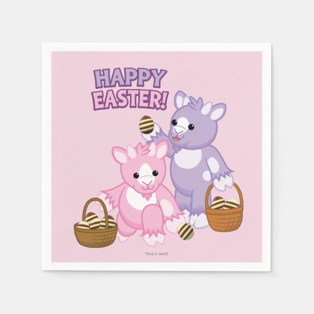 Happy Easter! Paper Napkins (Front)