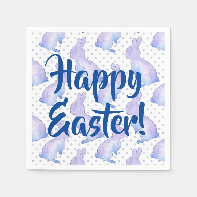 Happy Easter Paper Napkins (Front)
