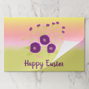Happy Easter Paper Placemats 25 Piece Set
