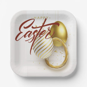 Happy Easter Paper Plates