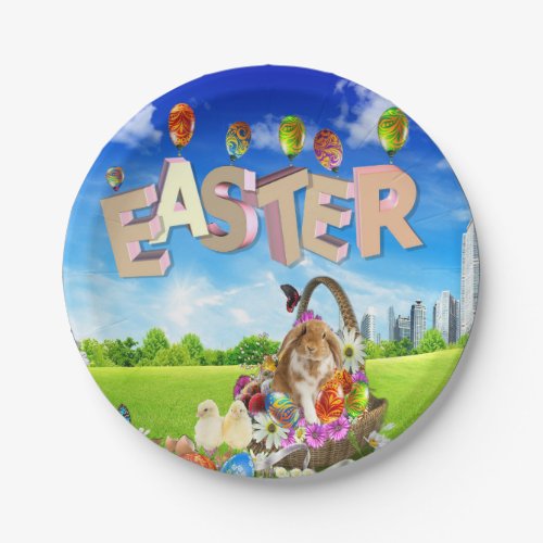 Happy Easter Paper Plates