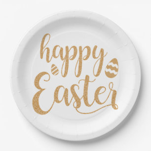 Happy Easter Paper Plates