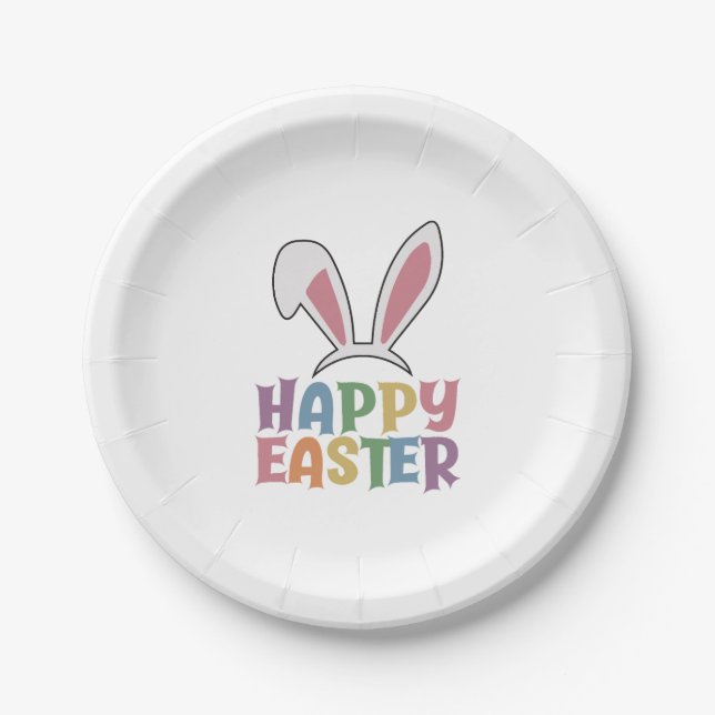 Happy Easter                        Paper Plates (Front)