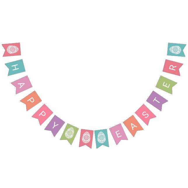 "Happy Easter" party bunting banner (All)