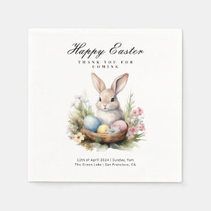 Happy Easter Party Napkins