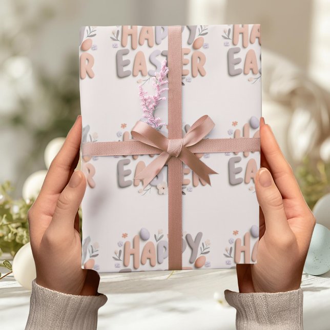 Happy Easter Pastel Wrapping Paper (Creator Uploaded)