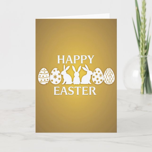 Happy Easter Pattern Card (Front)