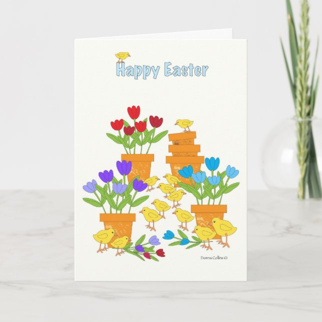 Happy Easter Peeps Holiday Card (Front)