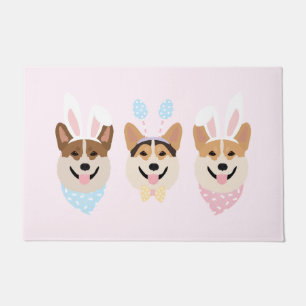 Happy Easter Pembroke Welsh Corgi Dogs Doormat