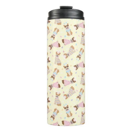 Happy Easter Pembroke Welsh Corgi Dogs Thermal Tumbler