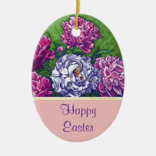 Happy Easter Peonies Decoration