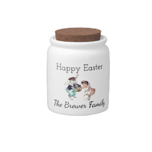 Happy Easter Personalized Candy Jar