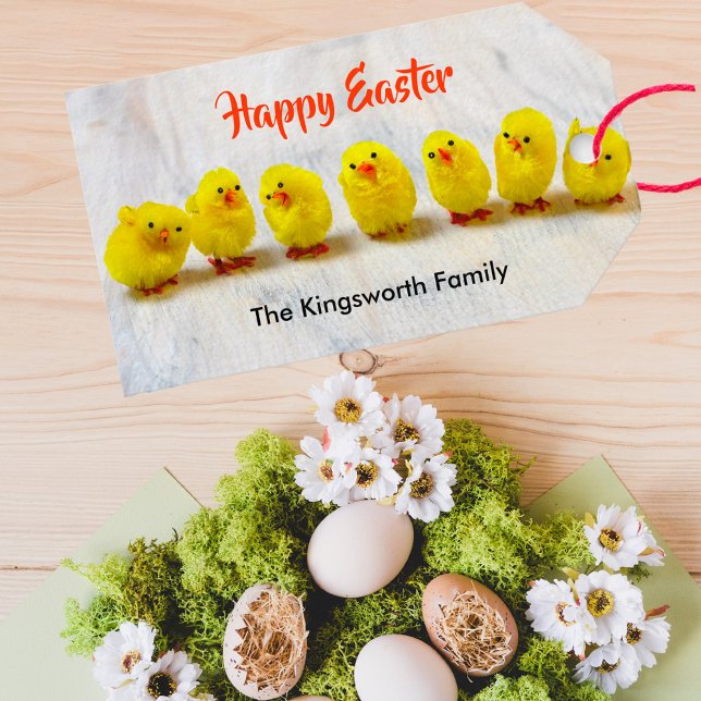 Happy Easter personalized  Gift Tags (Creator Uploaded)