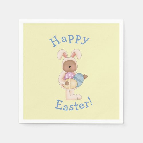 Happy Easter Peter Cotton_Bear Napkins