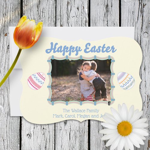 Happy Easter Photo Frame Holiday Card