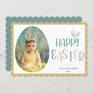 Happy Easter Photo Holiday Card