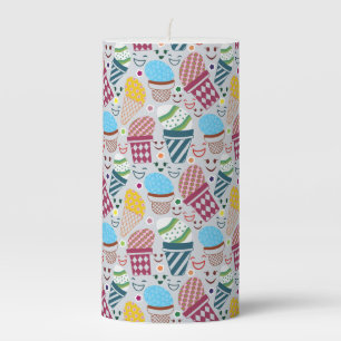 Happy Easter Pillar Candle