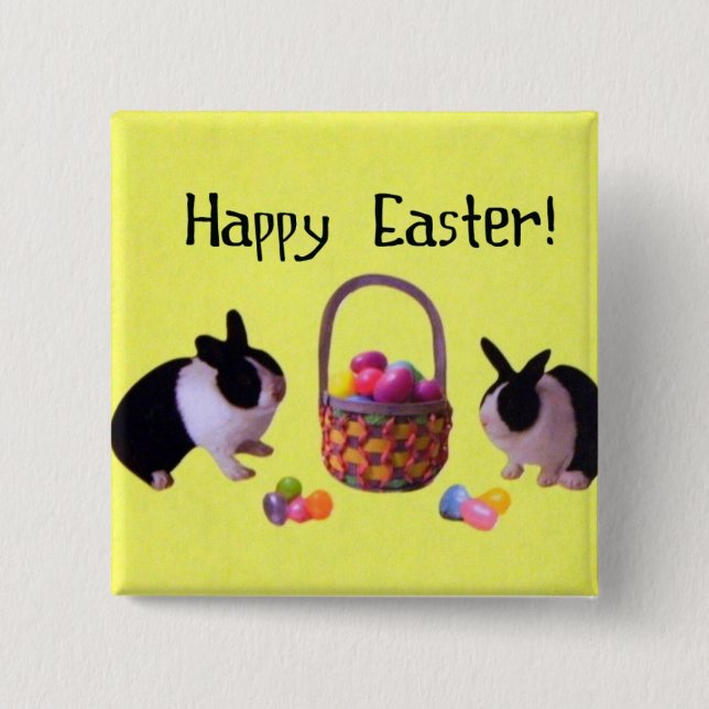 Happy Easter! Pinback Button (Front)