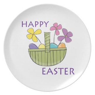 Happy Easter Plates