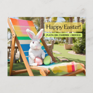 Happy Easter Playa del Carmen Postcard