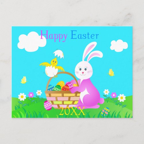 Happy Easter Postcard